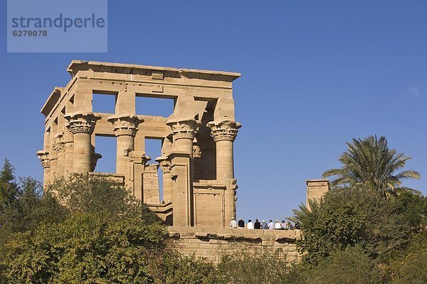 Nordafrika  Tourist  UNESCO-Welterbe  Tempel  Afrika  Ägypten  Kiosk  Nubien