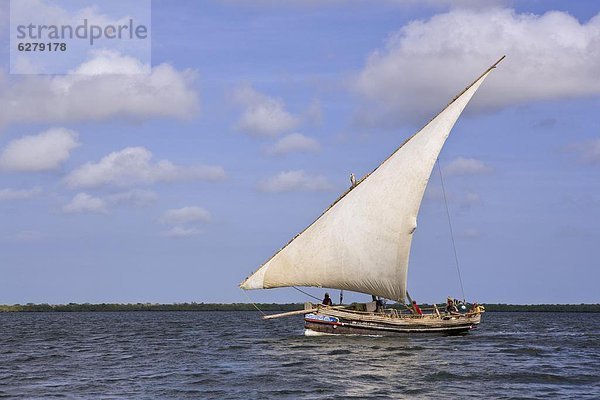 Ostafrika  Segeln  Tradition  Küste  Boot  Afrika  Dau  Kenia