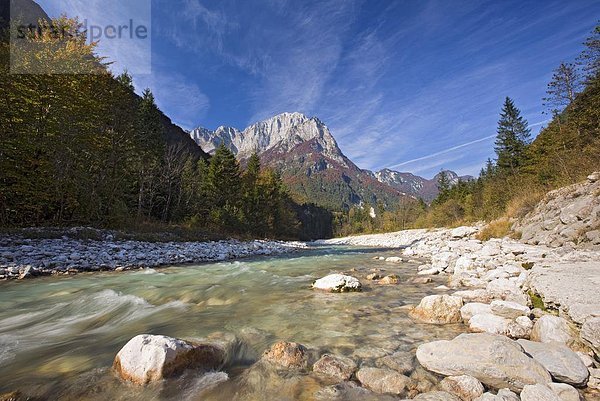 Europa  Fluss  Alpen  Herbst  Slowenien