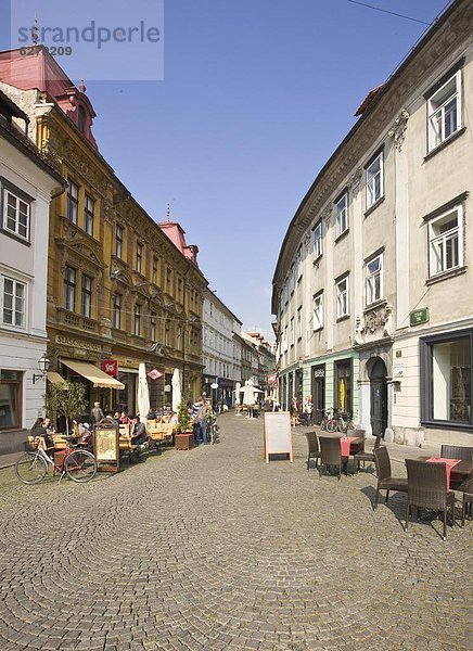 Ljubljana  Hauptstadt  Mittelalter  Europa  Quadrat  Quadrate  quadratisch  quadratisches  quadratischer  Slowenien