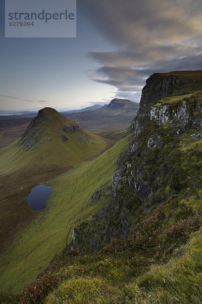 Europa  Berg  Großbritannien  Ansicht  vorwärts  Isle of Skye  Halbinsel  Schottland