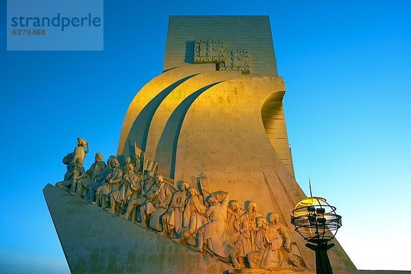 Denkmal der Entdeckungen  Belem  Lissabon  Portugal  Europa