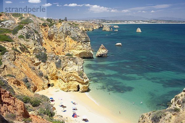 Europa  Strand  Küste  Algarve  Lagos  Portugal