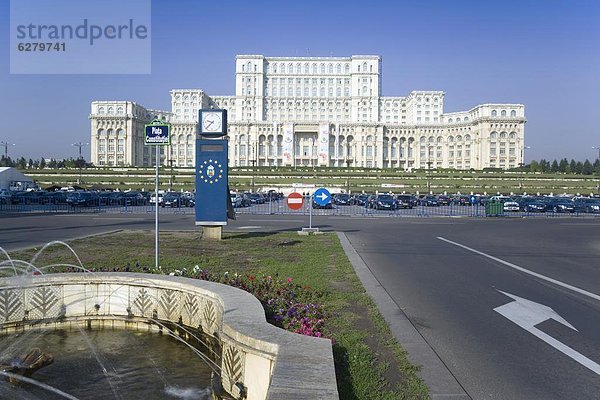 Bukarest Hauptstadt Europa Mensch Menschen Wohnhaus Rumänien