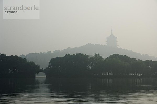 West-Sees  Hangzhou  Provinz Zhejiang  China  Asien