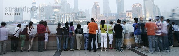 Mensch  sehen  Menschen  über  Ostasien  China  Asien  Ortsteil  Perle  Pudong  Shanghai