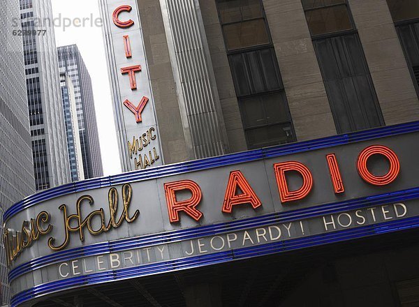 Radio City Music Hall  Manhattan  New York City  New York  Vereinigte Staaten von Amerika  Nordamerika