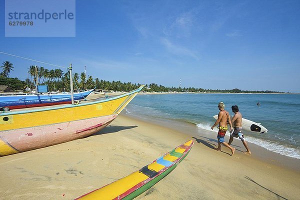 Kitesurfer  Strand  Boot  angeln  Treffer  treffen  Asien  Sri Lanka  Brandung  Tsunami