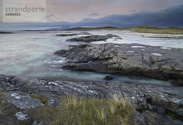 Europa  Schönheit  Strand  Sonnenuntergang  Großbritannien  über  ernst  Argyll and Bute  Bucht  Schottland