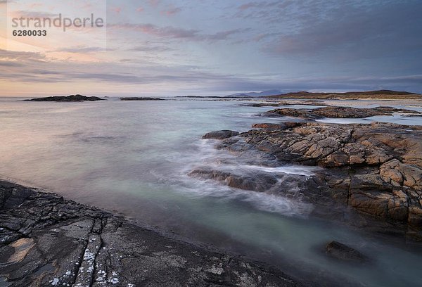 Europa  Schönheit  Strand  Sonnenuntergang  Großbritannien  über  ernst  Argyll and Bute  Bucht  Schottland