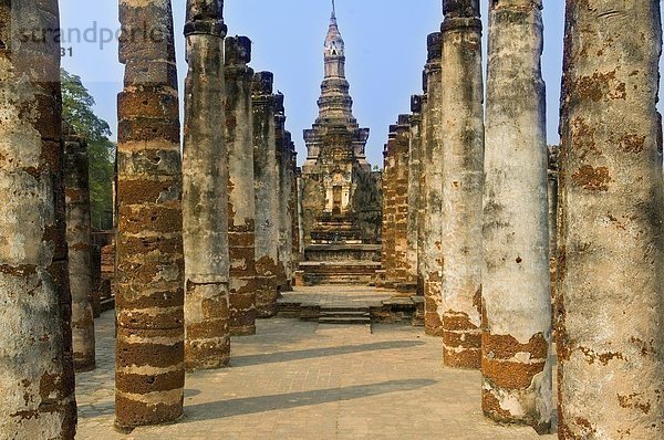 Südostasien  UNESCO-Welterbe  Asien  Geschichtspark Sukhothai  Thailand  Wat Mahathat