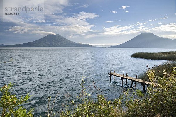 Santa Cruz La Laguna  Lake Atitlan  Western Highlands  Guatemala  Zentralamerika