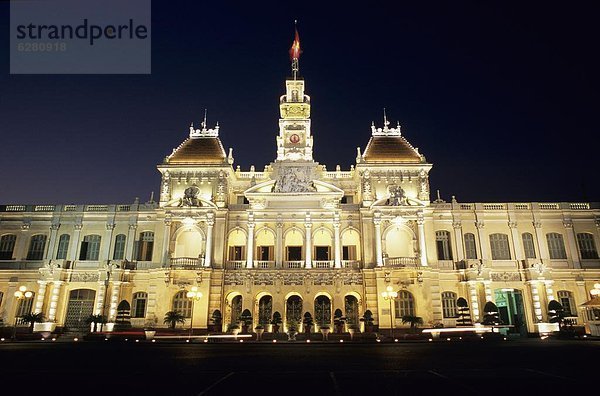 Nacht  Halle  Großstadt  Hotel  Südostasien  Vietnam  Asien