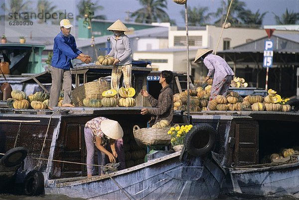 schwimmender Markt  schwimmende Märkte  Südostasien  Vietnam  Asien  Can Tho