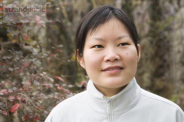 Portrait  Frau  chinesisch  jung  China  Anhui  Asien