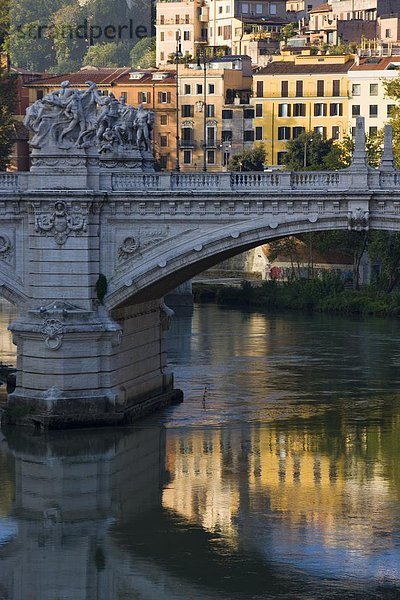 Rom  Hauptstadt  Europa  über  Fluss  Tiber  Latium  Italien