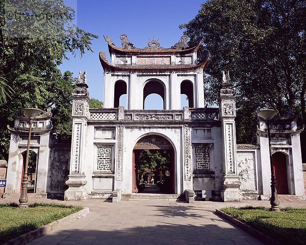 Literaturtempel  Hanoi  Vietnam  Indochina  Südostasien  Asien