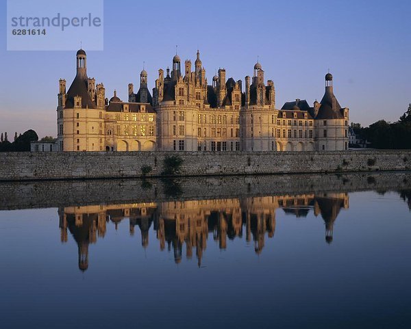 Frankreich Europa UNESCO-Welterbe Chateau Chambord Loiretal