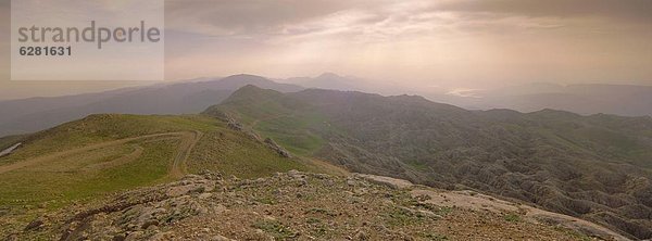 Truthuhn  Panorama  Berggipfel  Gipfel  Spitze  Spitzen  Ansicht  Berg  Anatolien  Asien  Kappadokien  Türkei