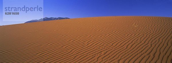 Panorama  Verletzung der Privatsphäre  Himmel  Sand  blau  Ansicht  Düne  Namibia  Namib  Reservat  Afrika