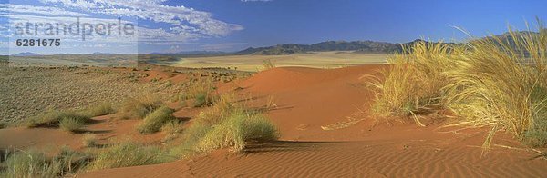 Panorama  Berg  über  Sand  Ansicht  Namibia  Düne  Afrika