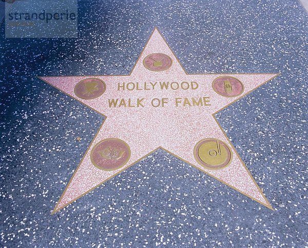 Vereinigte Staaten von Amerika USA Nordamerika Kalifornien Los Angeles walk of fame