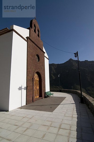 Europa  klein  Kanaren  Kanarische Inseln  Großmutter  Kapelle  La Gomera  Spanien  Valle