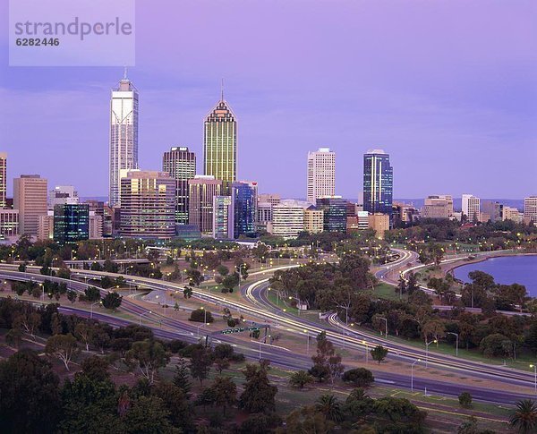 Skyline  Skylines  Großstadt  König - Monarchie  Australien  Perth  Western Australia