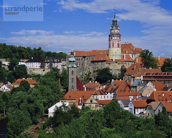 Europa Tschechische Republik Tschechien Böhmen Cesky Krumlov