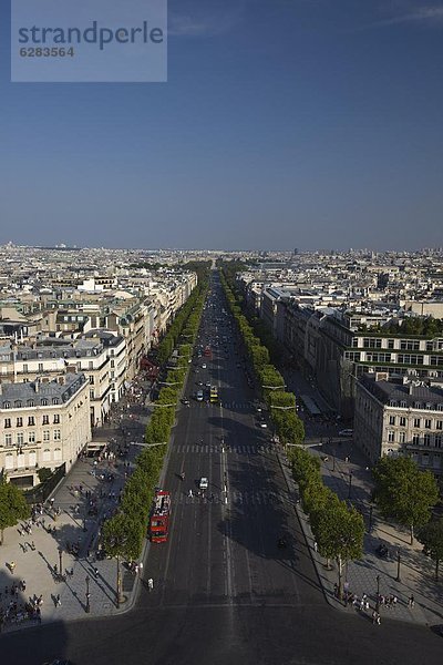Paris  Hauptstadt  Frankreich  Europa  Champs Elysees
