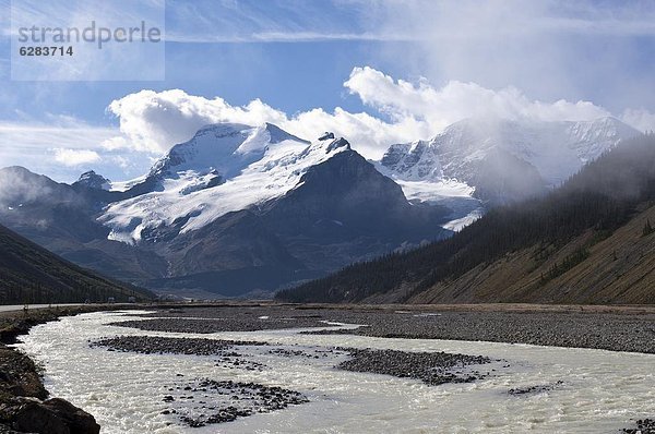 Columbia Icefield  Jasper Nationalpark  UNESCO World Heritage Site  Alberta  Rocky Mountains  Kanada  Nordamerika