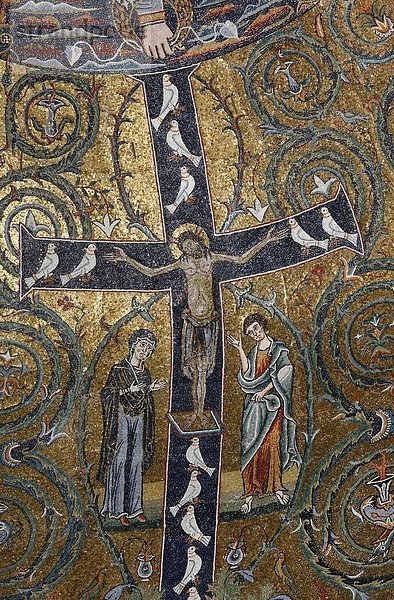 Rom  Hauptstadt  überqueren  Europa  Erfolg  Latium  Jahrhundert  Kreuz  Freske  Italien