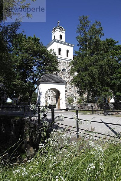 überqueren  Europa  Stein  Geschichte  Kirche  Heiligkeit  UNESCO-Welterbe  Kreuz  Finnland  Skandinavien