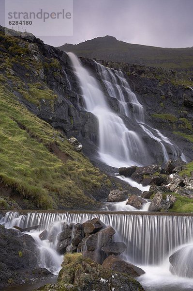 Europa  Dänemark  Wasserfall