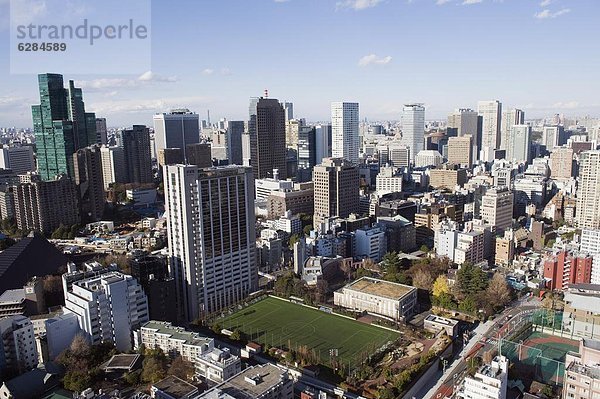 Skyline  Skylines  Großstadt  Tokyo  Hauptstadt  Turm  Ansicht  Mittelpunkt  Asien  Japan