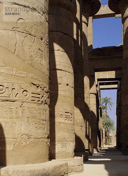 Nordafrika  UNESCO-Welterbe  Afrika  Ägypten  Tempel von Karnak  Karnaktempel