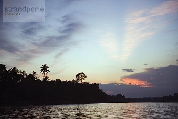 Sonnenuntergang  Südostasien  Asien  Borneo  Malaysia  Sabah