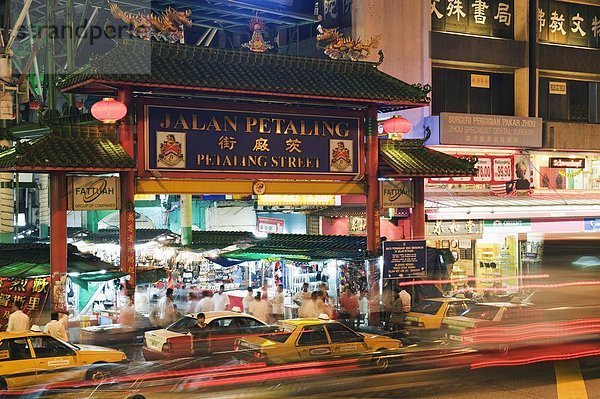 Chinesische Tor am Markt Petaling Street  Chinatown  Kuala Lumpur  Malaysia  Südostasien  Asien