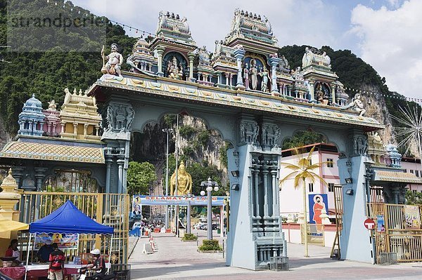Kuala Lumpur  Hauptstadt  Eingang  Höhle  Hinduismus  Südostasien  Asien  Malaysia  Schrein