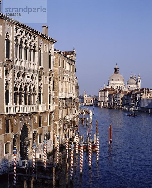 Canal Grande  Venedig  UNESCO World Heritage Site  Veneto  Italien  Europa