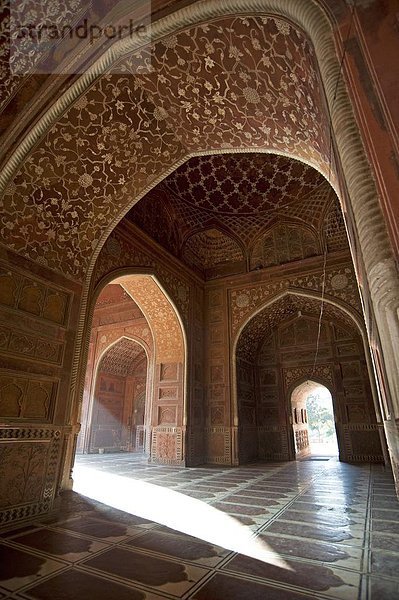 UNESCO-Welterbe  Agra  Asien  Indien  Moschee  Sandstein  Uttar Pradesh