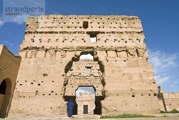 Nordafrika  Ruine  Palast  Schloß  Schlösser  Afrika  Marokko