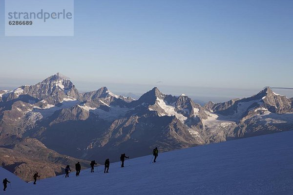 Europa Alpen Italien Piemont