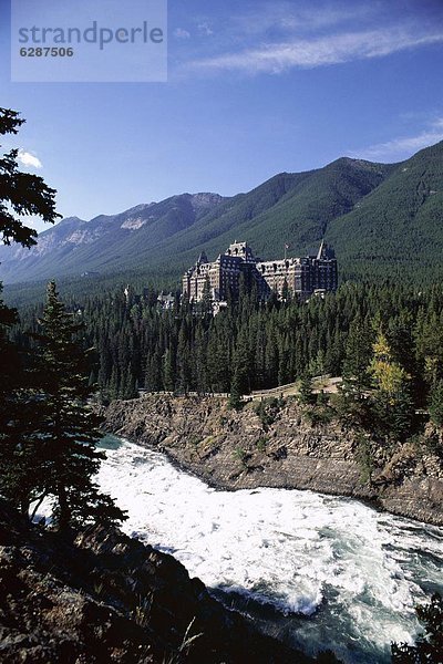 Quelle  Hotel  Fluss  Nordamerika  Unterricht  Rocky Mountains  Banff Nationalpark  Alberta  Banff  Kanada