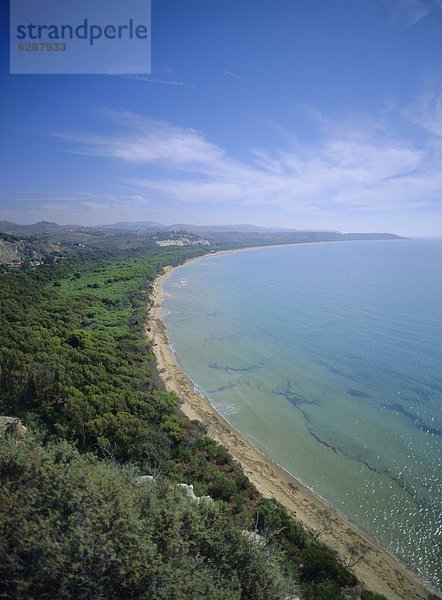 Europa Küste Italien Sizilien