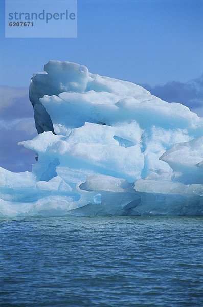 Europa  Streß  unterhalb  Eis  Norwegen  blau  Form  Formen  Spitzbergen  Skandinavien  Svalbard