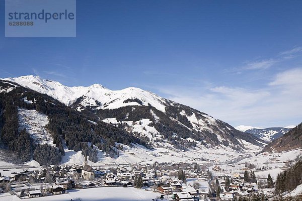 Europa  Berg  Winter  Tal  Alpen  Urlaub  Ski  Österreich  österreichisch  Schnee