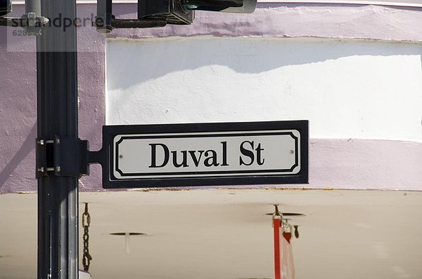 Duval Street  Key West  Florida  Vereinigte Staaten von Amerika  Nordamerika