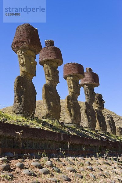 Stein Statue UNESCO-Welterbe Chile Moai Südamerika