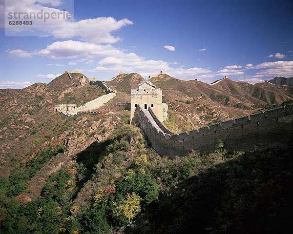 Anschnitt  Wand  groß  großes  großer  große  großen  China  UNESCO-Welterbe  Asien  Jinshanling